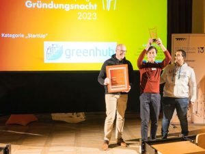 Gewinner im Wettbewerb Startup 2023: Team Greenhub
